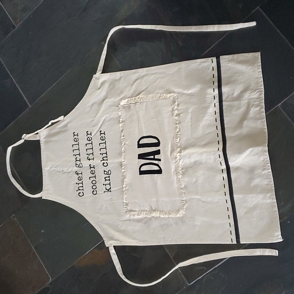Mud Pie Other - Like New! Dad Apron, chief griller, cooler filler, king chiller
